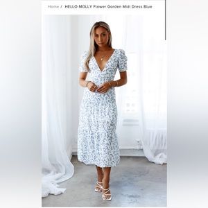 Hello Molly Flower Garden Midi Dress